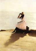 Philip Wilson Steer Young Woman on the Beach china oil painting reproduction